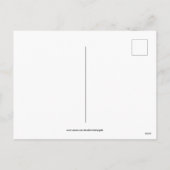  Kerk en Angel Christmas briefkaart (Achterkant)