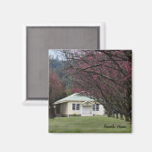 Kerk en Cherry Blossom Magneet (Voorkant / Achterkant)