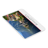 Kerk en dorp van Hallstatt, Oostenrijk met Alpen Magneet (Rechterzijde)