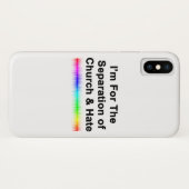 Kerk en Haat Case-Mate iPhone Case (Achterkant (horizontaal))