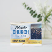 Kerk Evenement Conferentie Briefkaart (Staand voorkant)