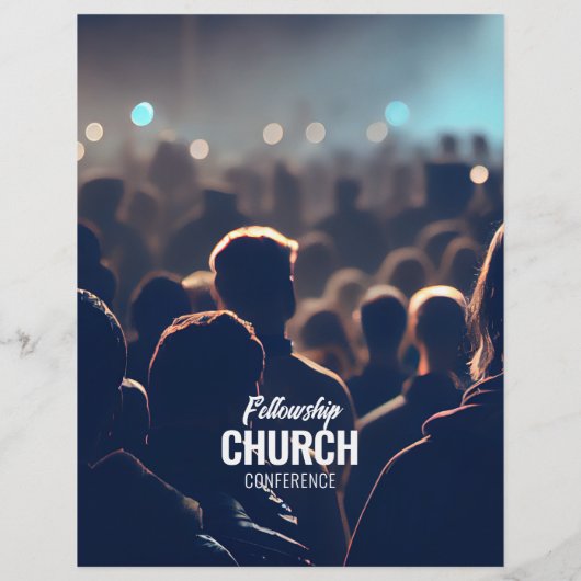 Kerk Event Conference Flyer Sjabloon (Achterkant)