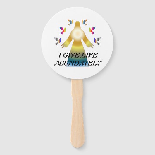 Kerk Fans Handwaaier (Voorkant)