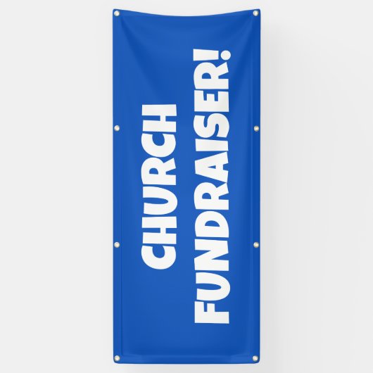 Kerk Fondsenwerving Banner (Verticaal)