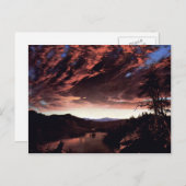 Kerk Frederic Edwin - Twilight in the Wilderness Briefkaart (Voorkant / Achterkant)