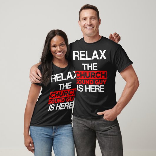 Kerk Geluid Guy Hier Audio Tech Engineer T-shirt (Unisex)