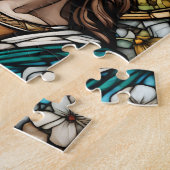 Kerk Glas in lood Jesus Legpuzzel (Zijkant)