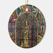 Kerk Glas in lood Venster,  Architectuur Keramisch Ornament (Links)