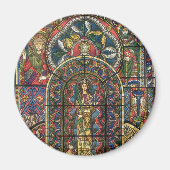 Kerk Glas in lood Venster,  Architectuur Magneet (Voorkant)