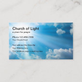 Kerk Goddelijke Licht Visitekaartjes (Voorkant)