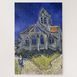 Kerk in Auvers door Van Gogh schilderende kunst Legpuzzel