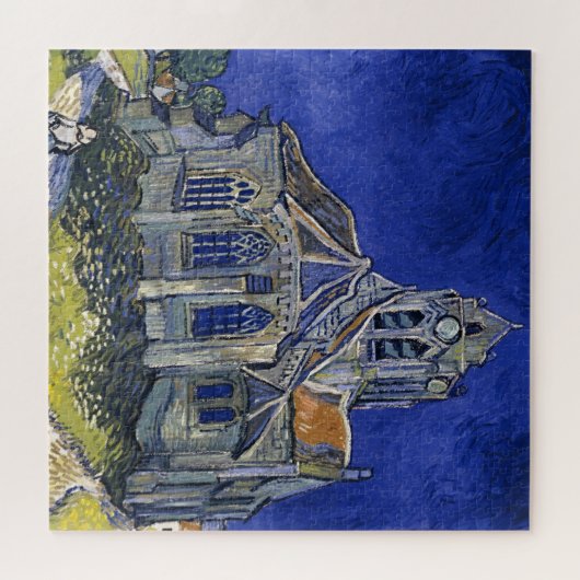 Kerk in Auvers door Van Gogh schilderende kunst Legpuzzel (Horizontaal)