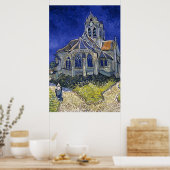 Kerk in Auvers door Van Gogh schilderende kunst Poster (Keuken)