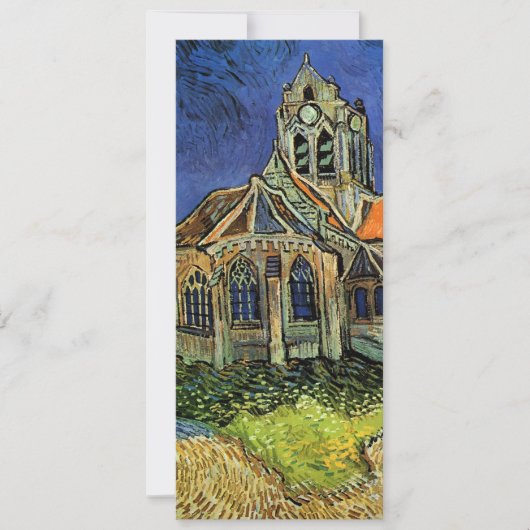 Kerk in Auvers door Vincent van Gogh Bruiloft Save The Date (Voorkant)