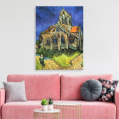 Kerk in Auvers-sur-Oise door Vincent van Gogh Canvas Afdruk (Insitu (Woonkamer))