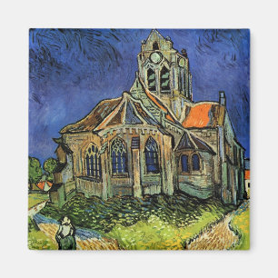 Kerk in Auvers van Vincent van Gogh Magneet