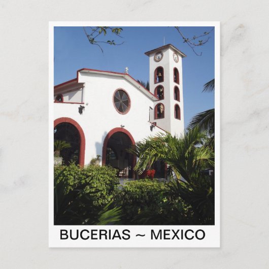 Kerk in Bucerias Centro Mexico Briefkaart (Voorkant)