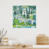 Kerk in Cassone door Gustav Klimt Poster (Keuken)