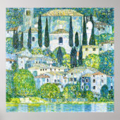 Kerk in Cassone door Gustav Klimt Poster (Voorkant)
