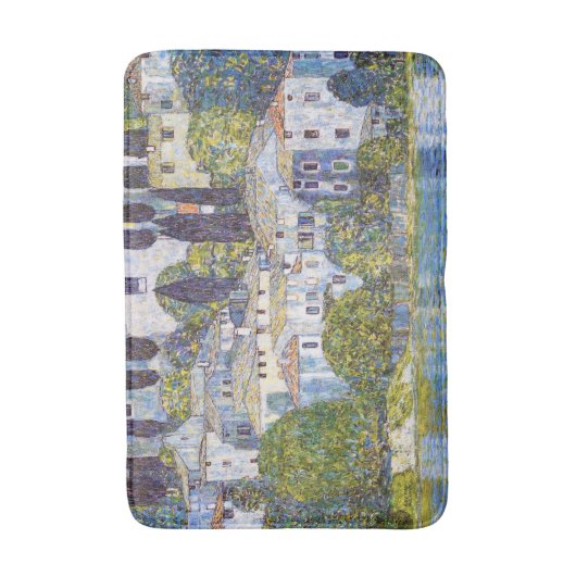 Kerk in Cassone, Gustav Klimt Badmat (Voorkant Verticaal)