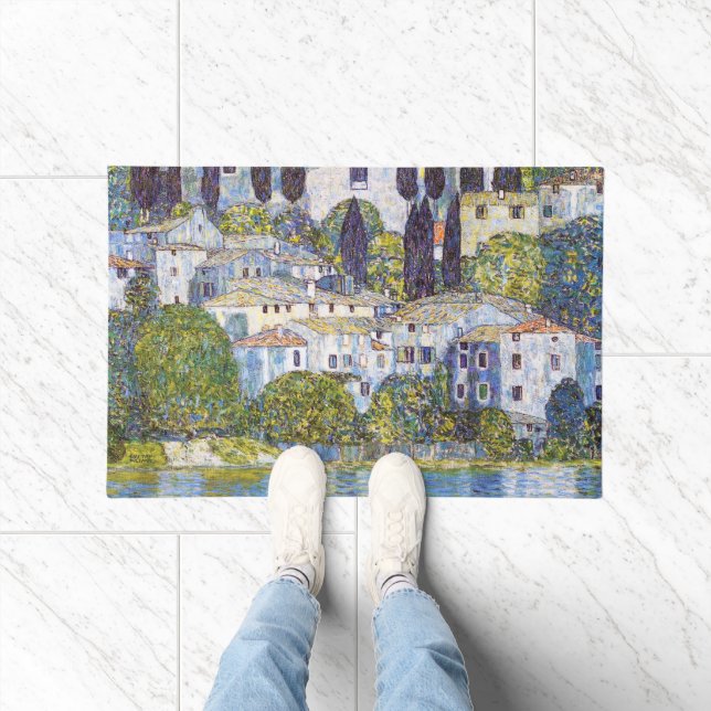 Kerk in Cassone, Gustav Klimt Deurmat (Binnen)