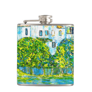 Kerk in Cassone Gustav Klimt Heupfles