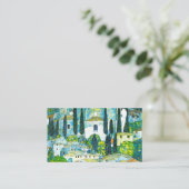 Kerk in Cassone Gustav Klimt Informatiekaartje (Staand voorkant)