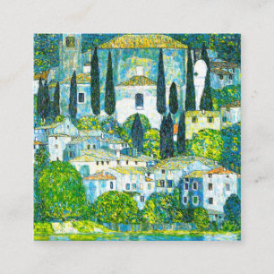Kerk in Cassone Gustav Klimt Informatiekaartje