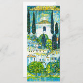 Kerk in Cassone Gustav Klimt Kaart (Voorkant / Achterkant)