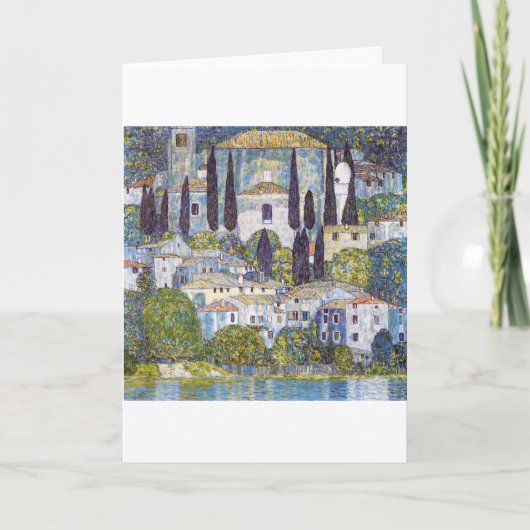 Kerk in Cassone, Gustav Klimt Kaart (Voorkant)