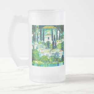 Kerk in Cassone Gustav Klimt Matglas Bierpul