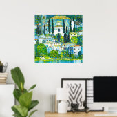 Kerk in Cassone Gustav Klimt Poster (Thuiskantoor)