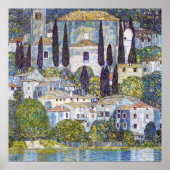 Kerk in Cassone, Gustav Klimt Poster (Voorkant)