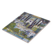 Kerk in Cassone, Gustav Klimt Tegeltje (Zijkant)