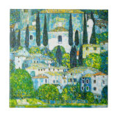 Kerk in Cassone Gustav Klimt Tegeltje (Voorkant)