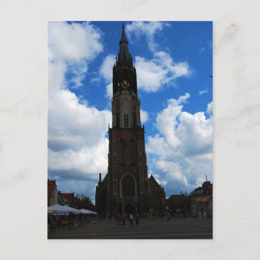 Kerk in Delft Briefkaart (Voorkant)
