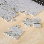 Kerk in een alpenwinterlandschap legpuzzel (Zijkant)
