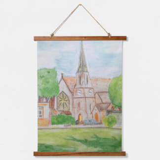 Kerk in Essex Hangend Wandkleed