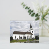 Kerk in Fränsta, Ånge Zweden, ... Briefkaart (Staand voorkant)