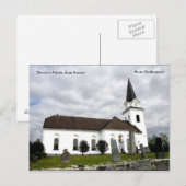 Kerk in Fränsta, Ånge Zweden, ... Briefkaart (Voorkant / Achterkant)