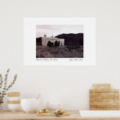 Kerk in Golden, New Mexico Poster (Keuken)