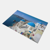 Kerk in Santorini, Griekenland Deurmat (Schuin)