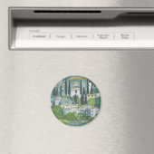 Kerk (Kirche) in Cassone door Gustav Klimt Magneet (Insitu (Vaatwasser))