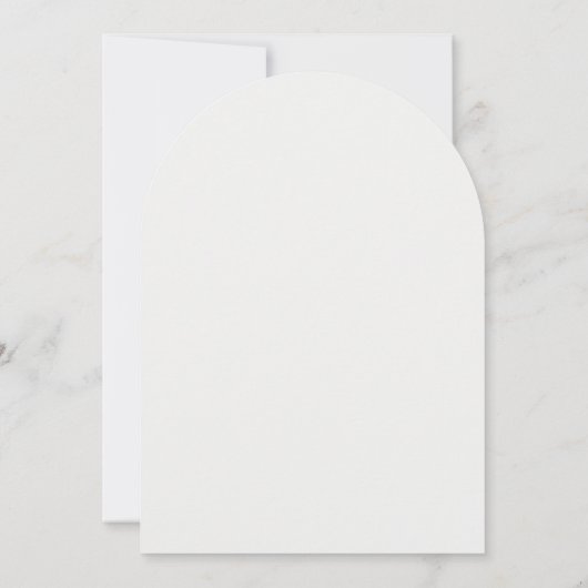 Kerk locatie schets minimalistische boog stijl bru kaart (Achterkant)