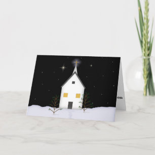 Kerk Low Vision Remembrance Kerst Kaart