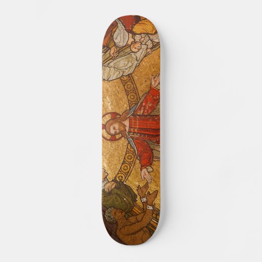 Kerk Mozaïek - Jezus Christus Skateboard (Voorkant)
