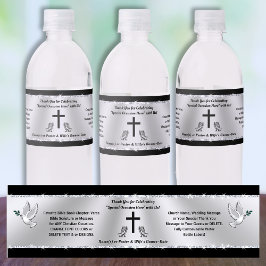 Kerk of, Christelijk Waterfles Stickers, Aangepast Waterfles Etiket