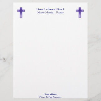 Kerk of pastor Letterhead Persoonlijk Briefhoofd