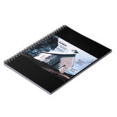 Kerk op een heuvel met Psalm 15:1-2 Notitieboek (Linkerzijde)