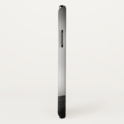 Kerk op een heuvel zwart-wit Case-Mate iPhone case (Achterkant / rechts)